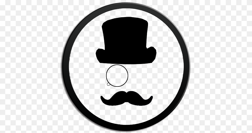 Monocle Top Hat Image, Face, Head, Person, Mustache Free Transparent Png