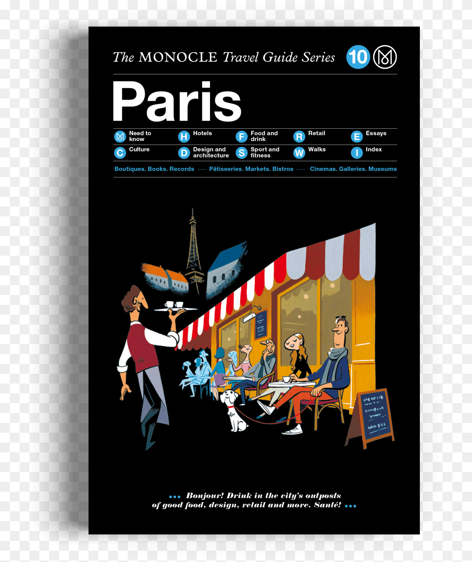 Monocle Travel Guide Paris, Advertisement, Poster, Person, Face Free Transparent Png