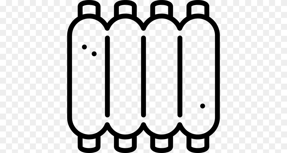 Monocolor Ribs Icons And Graphics, Gray Png Image