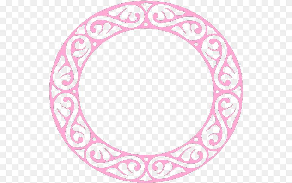 Monogram Circle Frame, Oval, Disk, Pattern Free Transparent Png