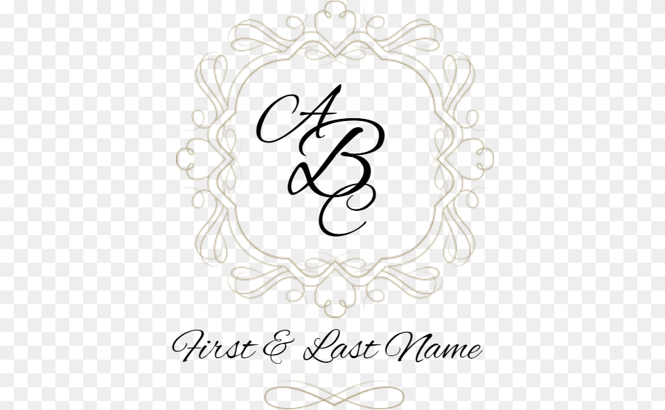 Monogram Frame, Home Decor, Person, Face, Head Png Image