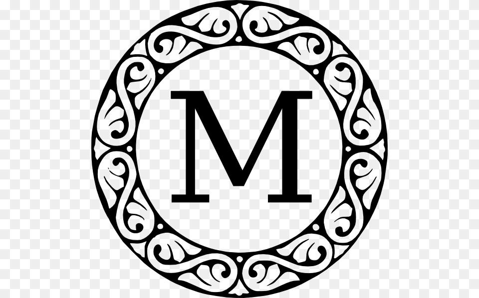 Monogram Letter M Clip Art, Symbol, Text, Number Png