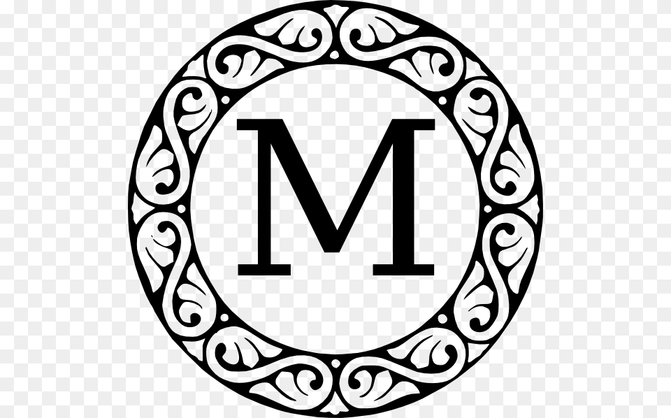Monogram Letter M Clip Art, Symbol, Text, Number Png