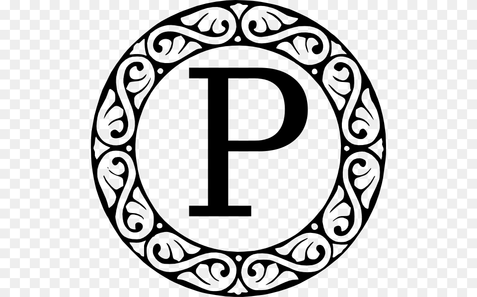 Monogram Letter P Clip Art, Number, Symbol, Text Png Image