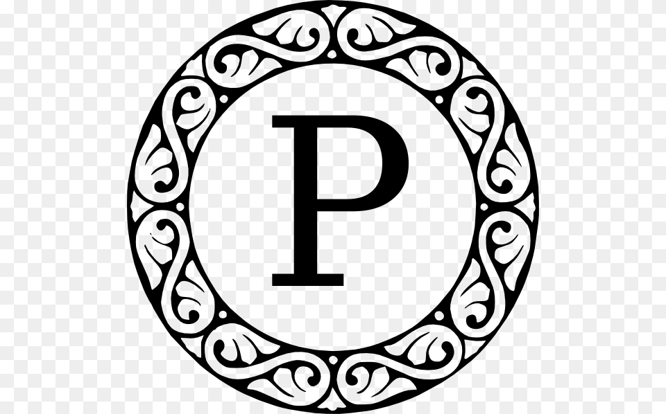 Monogram Letter P Clip Art, Number, Symbol, Text Free Png