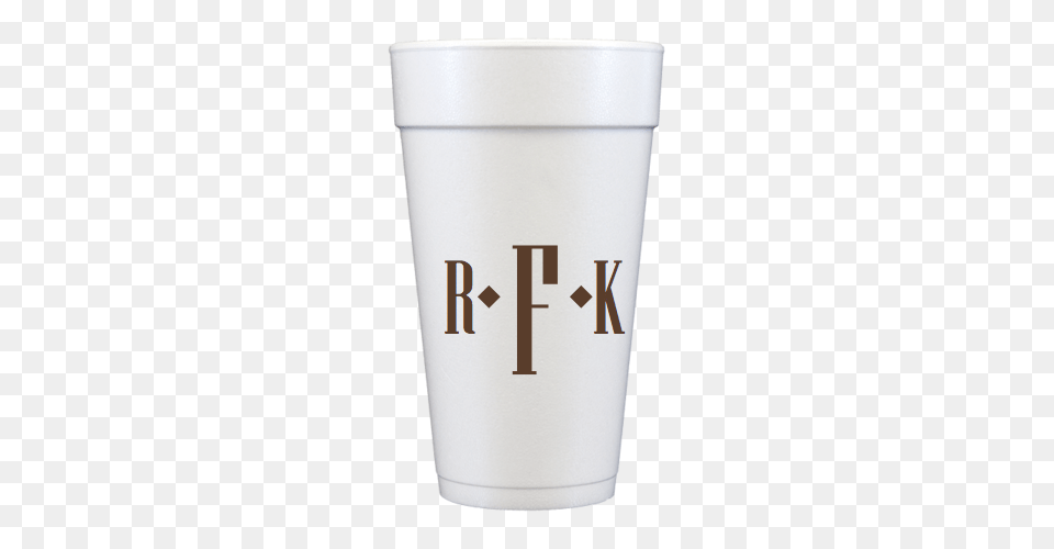 Monogrammed Styrofoam Cups Personalized And Monogrammed Cups, Cup, Beverage, Coffee, Coffee Cup Free Png Download
