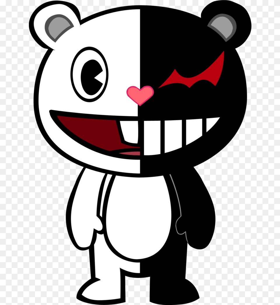 Monokuma, Animal, Fish, Sea Life, Shark Png