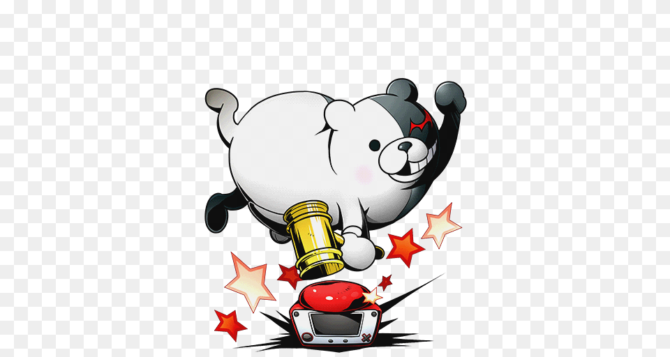 Monokuma, Animal, Bear, Mammal, Wildlife Png Image