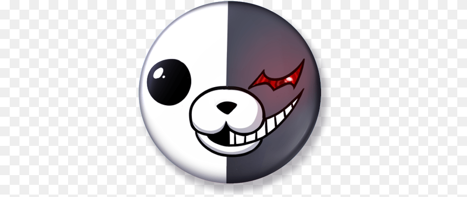 Monokuma Badge Cartoon, Logo, Disk, Symbol Png