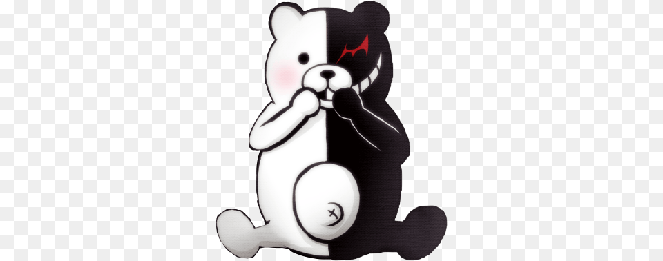 Monokuma Danganronpa Monokuma Freetoedit Dangan Ronpa The Stage Kibo No Gakuen, Plush, Toy, Baby, Person Free Png Download