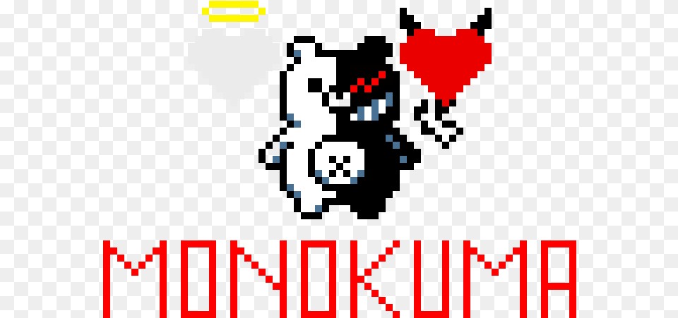 Monokuma En Pixel, Qr Code Free Png Download