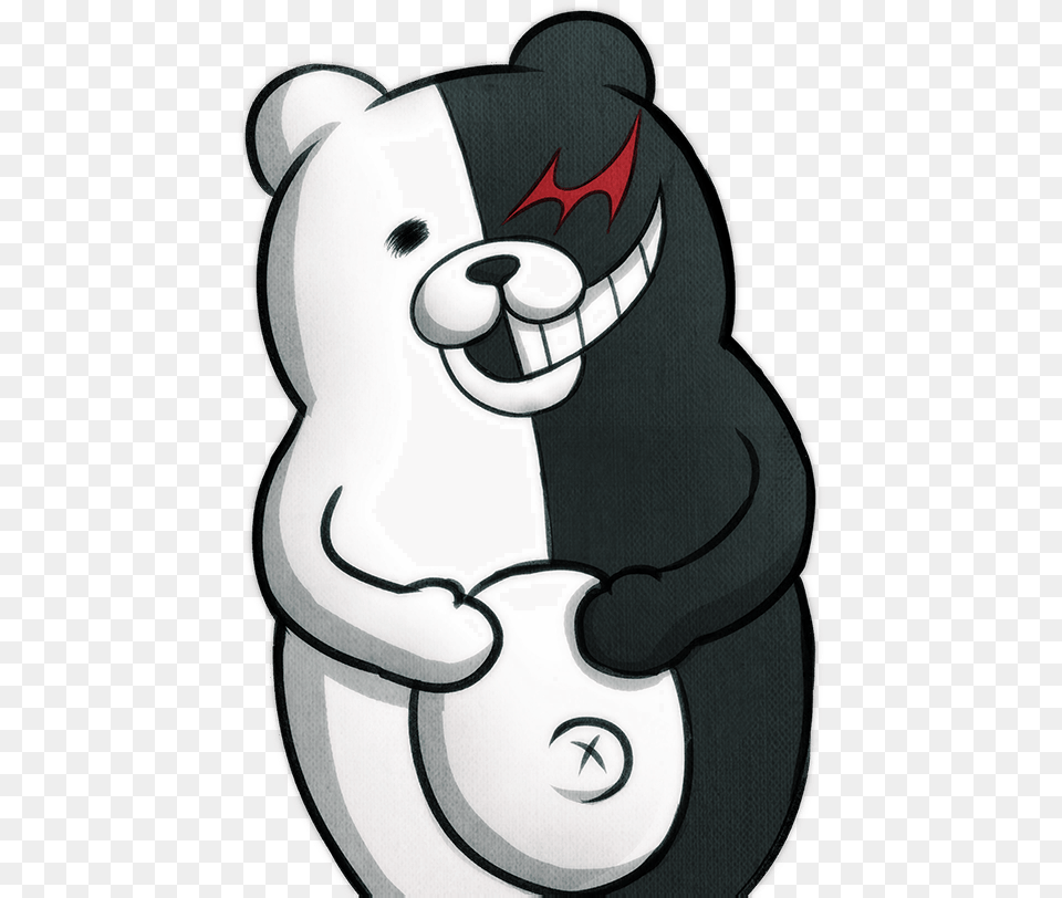 Monokuma Full Body Sprites, Cartoon, Electronics, Hardware Png