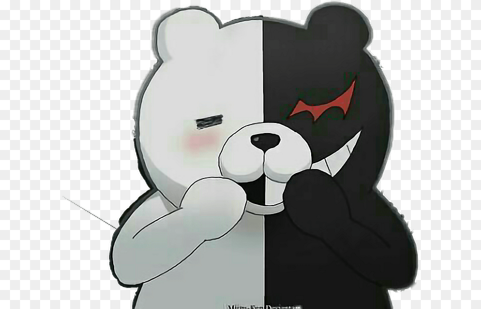 Monokumadespairupupubienkawaiimonokuma Monokuma Profile, Head, Person, Adult, Male Png Image