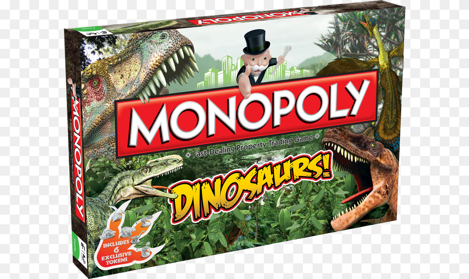 Monopoly, Animal, Reptile, Dinosaur, Person Free Png Download