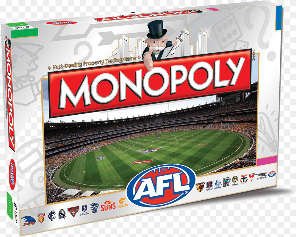 Monopoly Afl Edition Afl Monopoly, Baby, Person, Architecture, Arena Free Png Download