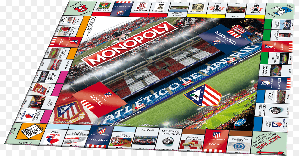 Monopoly Atltico De Madrid, Architecture, Arena, Building, Stadium Free Png