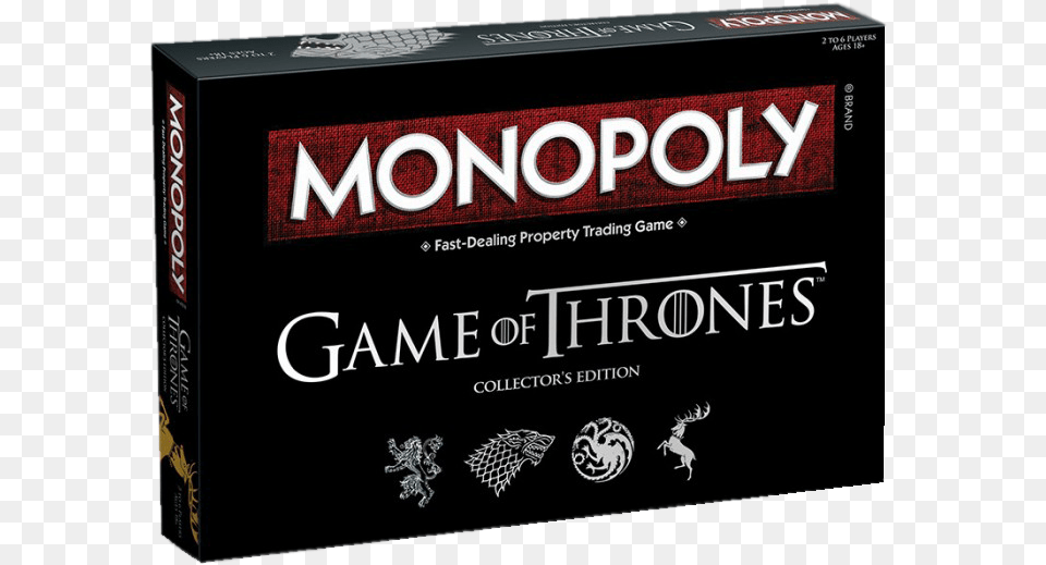 Monopoly Collectors Edition Game Of Thrones, Person, Book, Publication Png Image