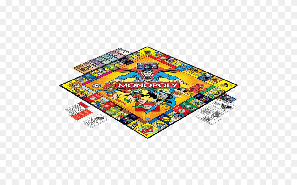 Monopoly Dc Comics Originals Edition Board Game, Person Png