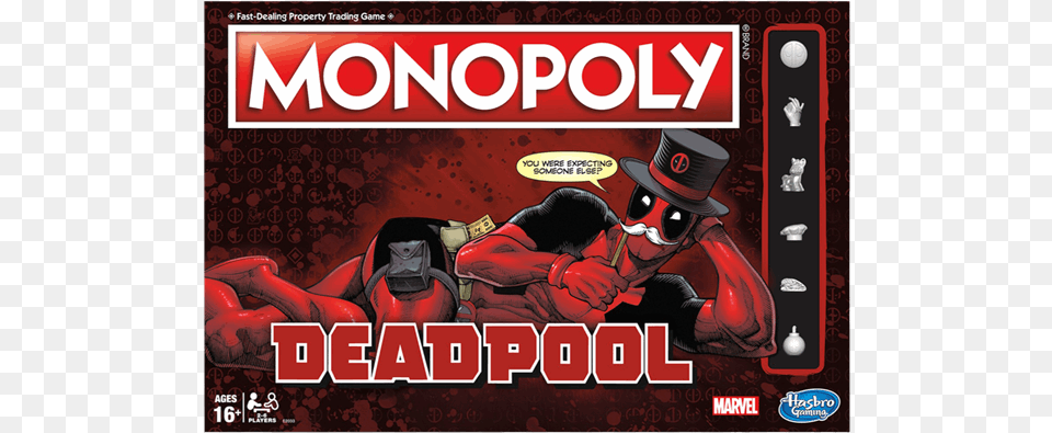 Monopoly Deadpool Collector39s Edition, Book, Comics, Publication Png Image