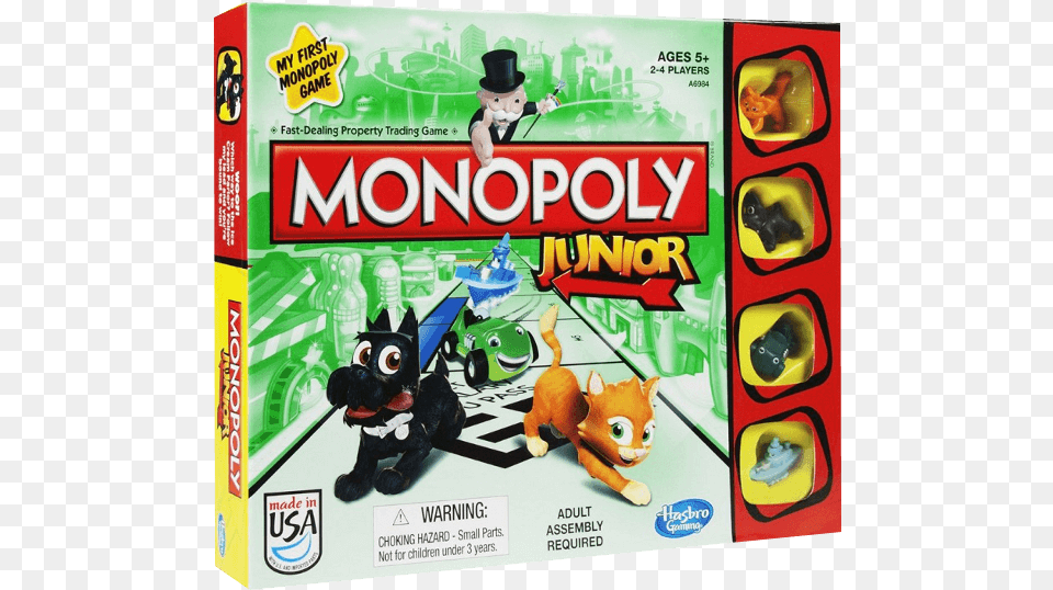 Monopoly Junior Rules 2018, Person, Animal, Cat, Mammal Png Image
