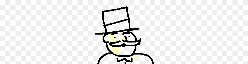 Monopoly Man Drawing, Person, Stencil, Face, Head Free Transparent Png