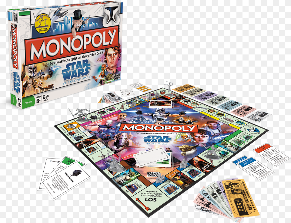 Monopoly The Clone Wars, Person, Advertisement, Poster, Face Free Png