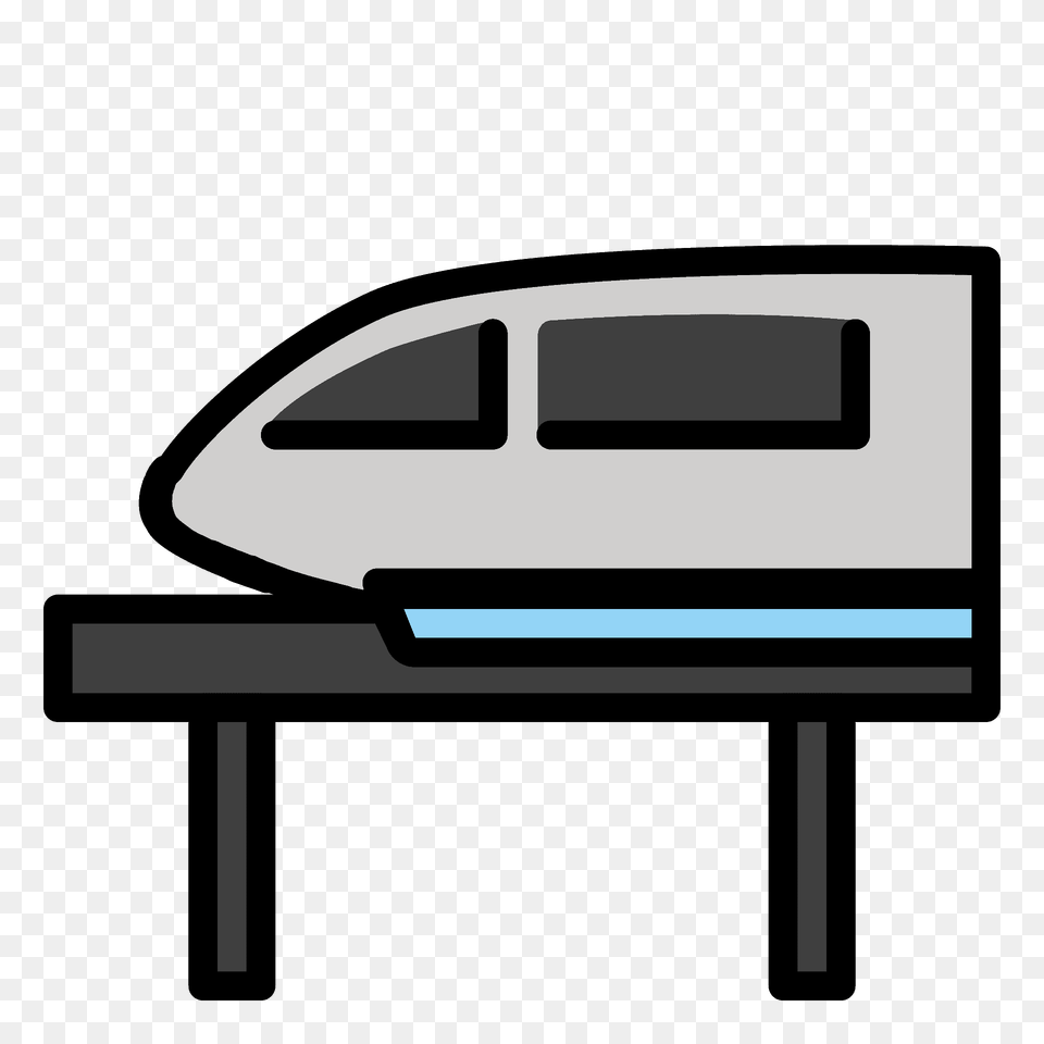 Monorail Emoji Clipart, Railway, Transportation Free Png