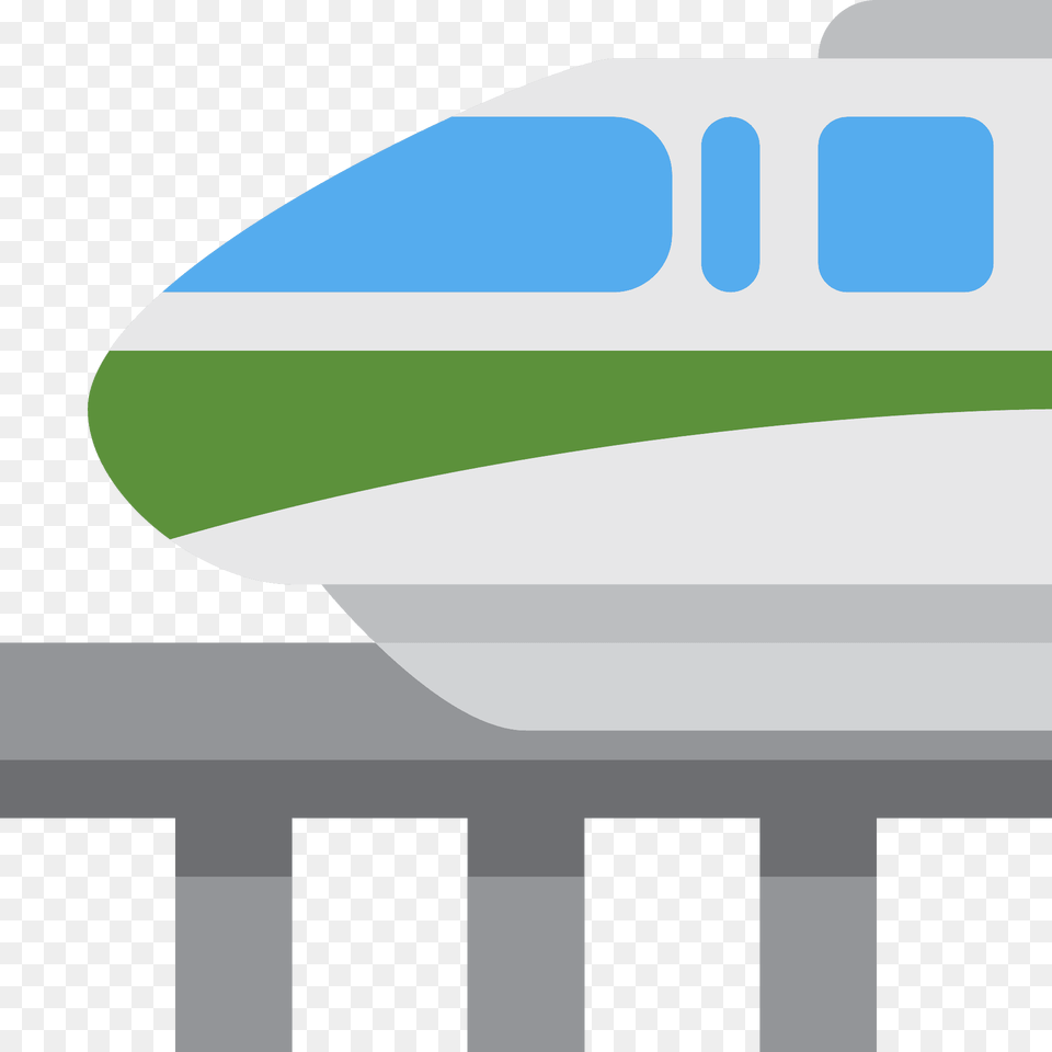 Monorail Emoji Clipart, Railway, Transportation, Train, Vehicle Free Png