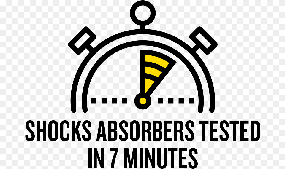 Monroe Shock Absorber Tester Stopwatch Black And White, Logo Free Png Download