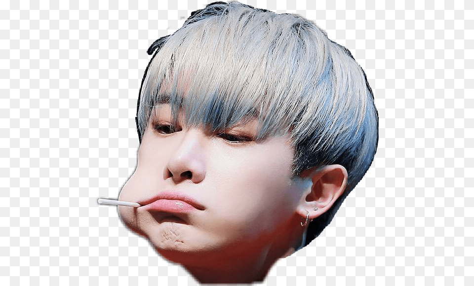 Monsta X Face Stickers, Head, Person, Photography, Portrait Png