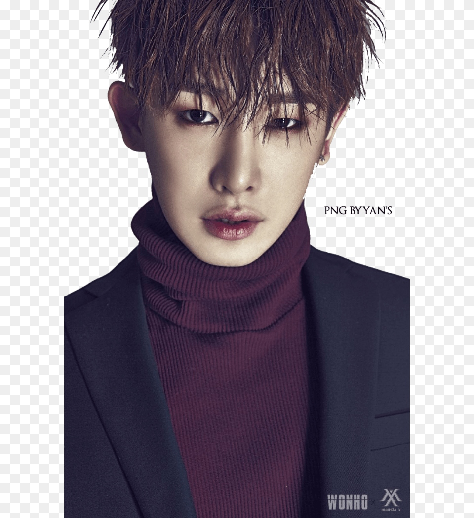 Monsta X Hero Monsta X Hoseok Monsta X Wonho Monsta Monsta X Hero Wonho, Portrait, Photography, Person, Face Free Transparent Png