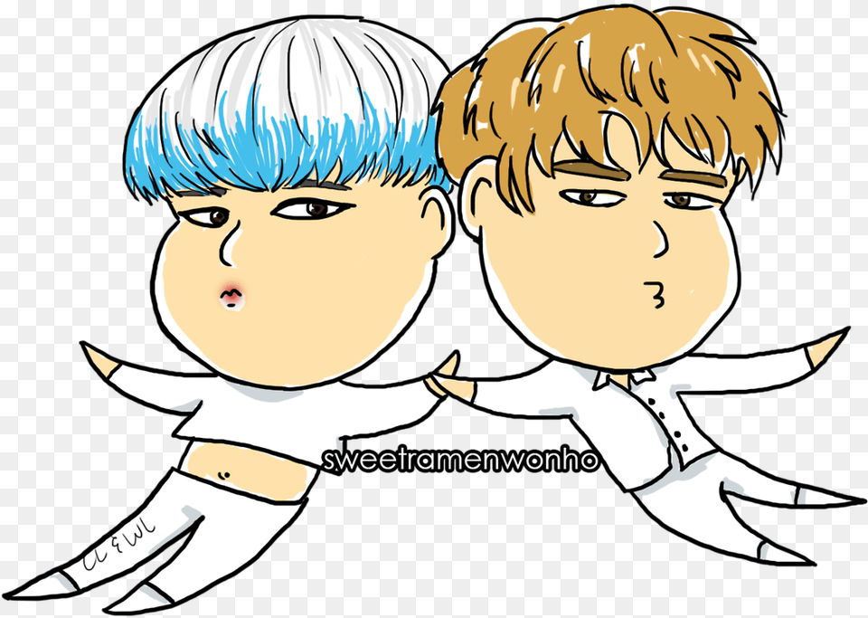 Monsta X Officialmonstax Wonho Im Cartoon, Book, Comics, Publication, Baby Png