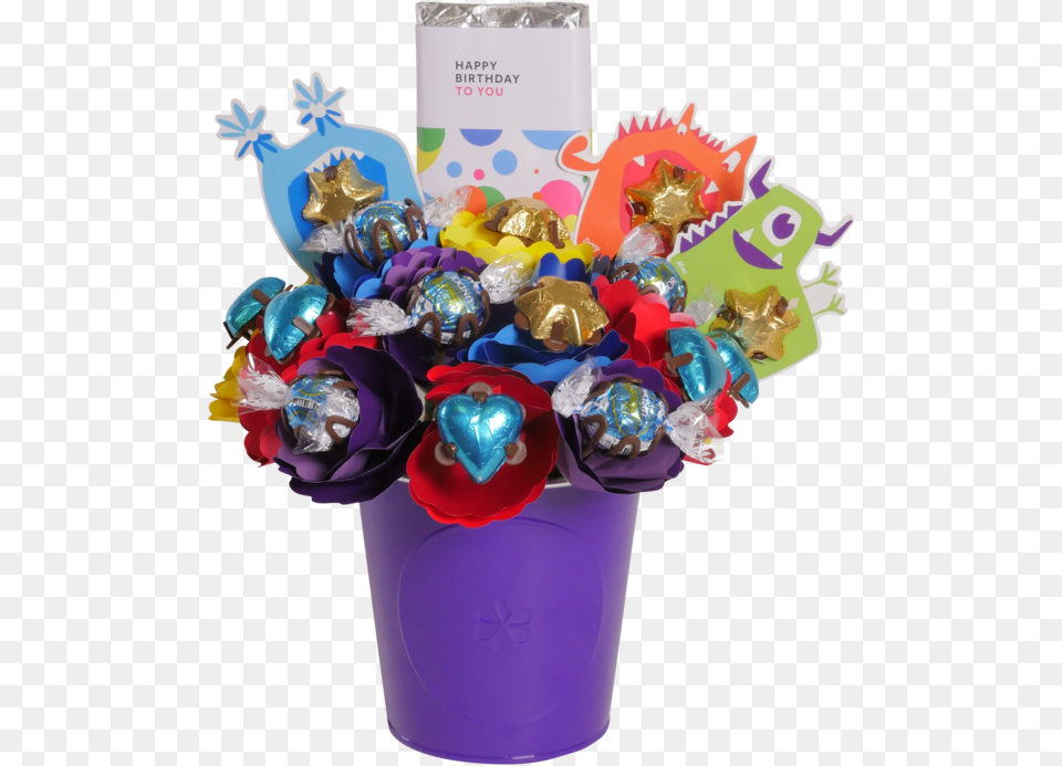 Monstars Happy Birthday Choc Block, Flower, Flower Arrangement, Flower Bouquet, Plant Free Png Download