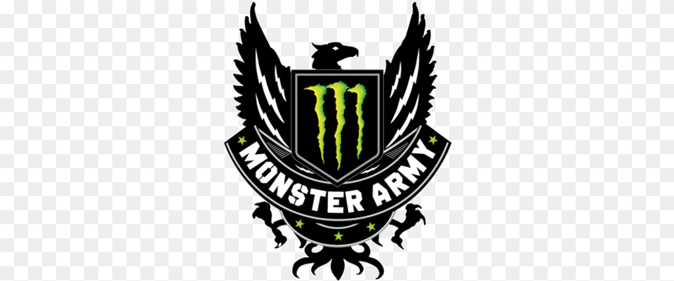 Monster Army Bmx Monster Energy Logo, Emblem, Symbol, Adult, Male Png