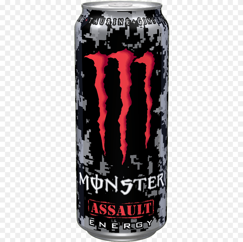 Monster Assault Monster Assault Can, Alcohol, Beer, Beverage, Tin Png Image