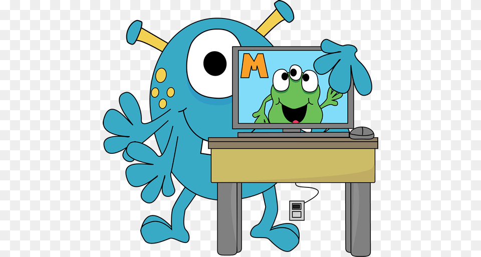 Monster Clip Art, Computer, Electronics, Pc, Animal Png Image