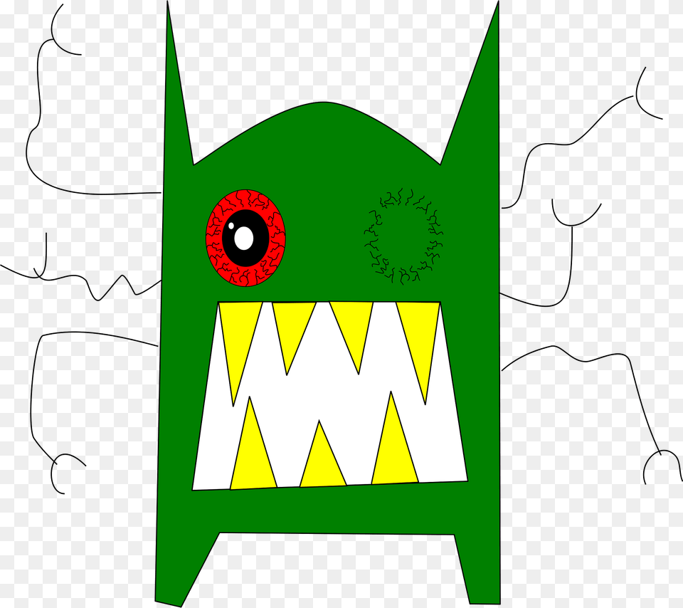 Monster Clipart, Green Free Transparent Png
