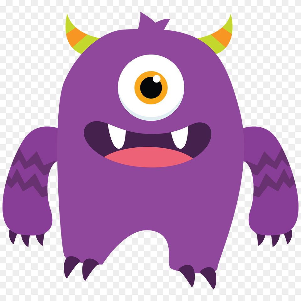 Monster Clipart Clipart Images Monster Cute, Purple, Animal, Bear, Mammal Free Png Download