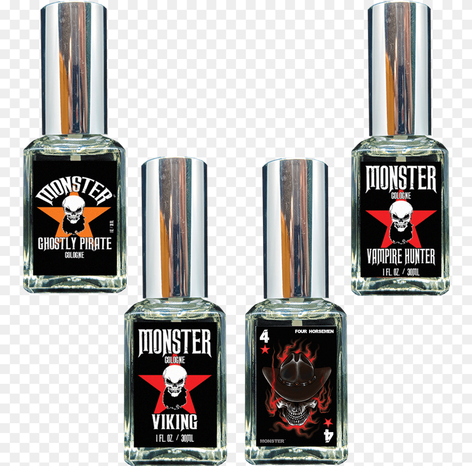Monster Cologne, Bottle, Aftershave, Cosmetics, Perfume Png Image