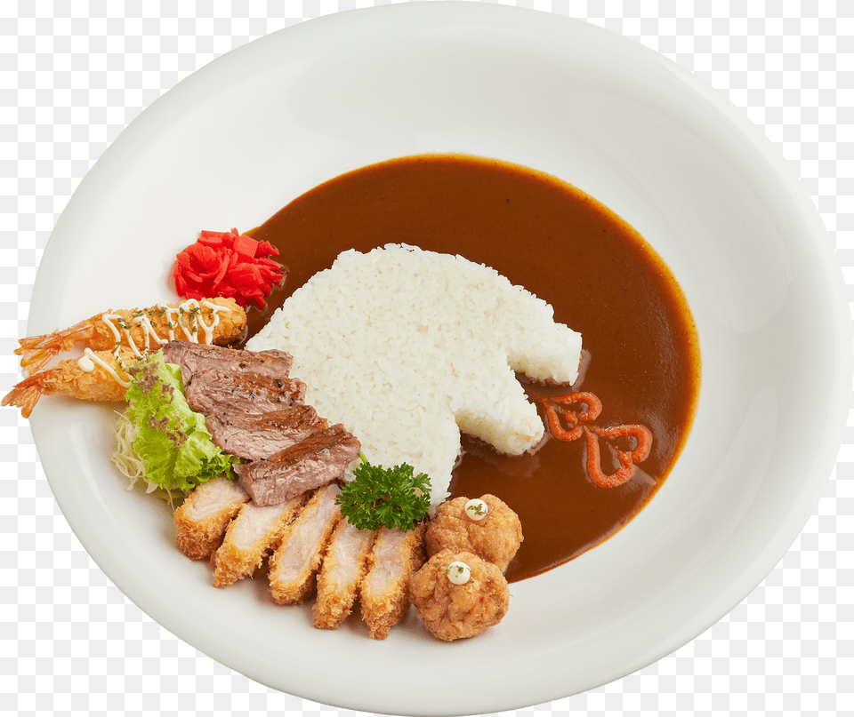 Monster Curry Singapore Godzilla, Dish, Food, Food Presentation, Meal Free Png Download