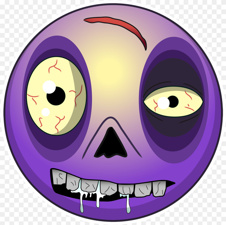 Monster Emojis Happy Halloween, Purple, Disk, Face, Head Free Transparent Png