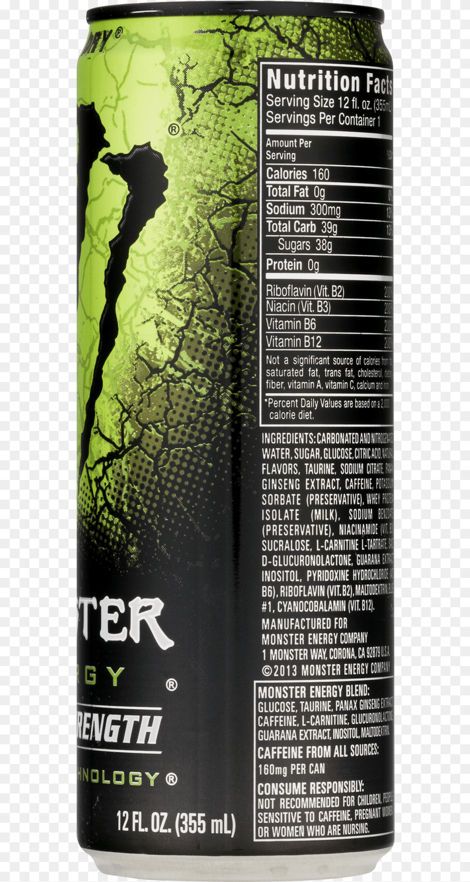 Monster Energy, Alcohol, Beer, Beverage, Lager Free Transparent Png