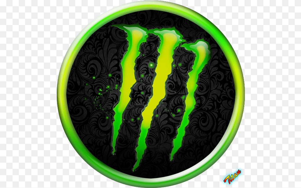 Monster Energy Agario Custom Skin Monster Energy Logo Circle, Green, Accessories, Sphere Png