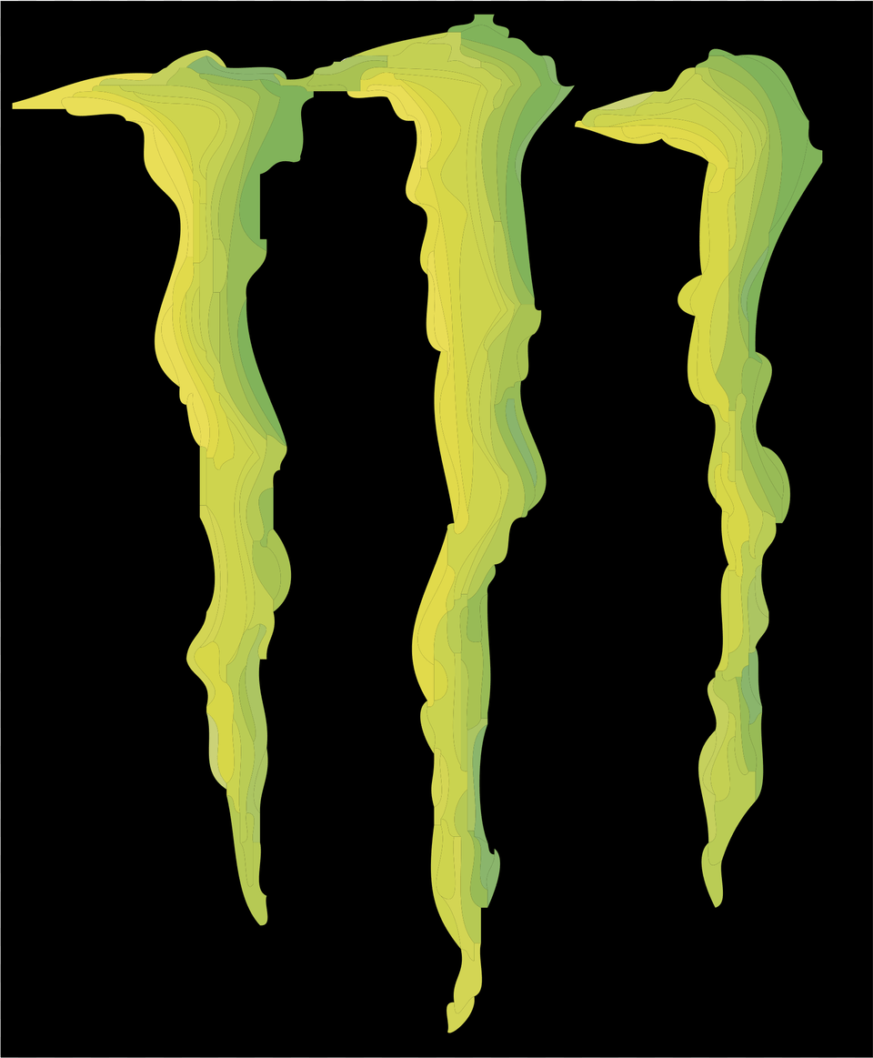 Monster Energy Beverage Co Logo Black Monster Energy Logo, Seaweed, Outdoors, Nature, Leaf Png Image