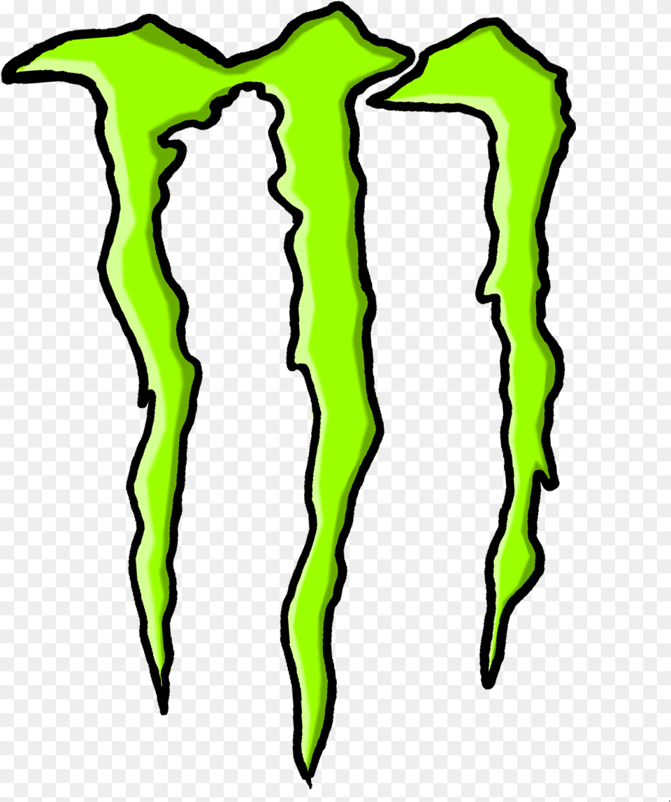 Monster Energy Drink Embroidery Design Monster Energy Logo Transparent, Green, Person, Outdoors, Nature Free Png Download