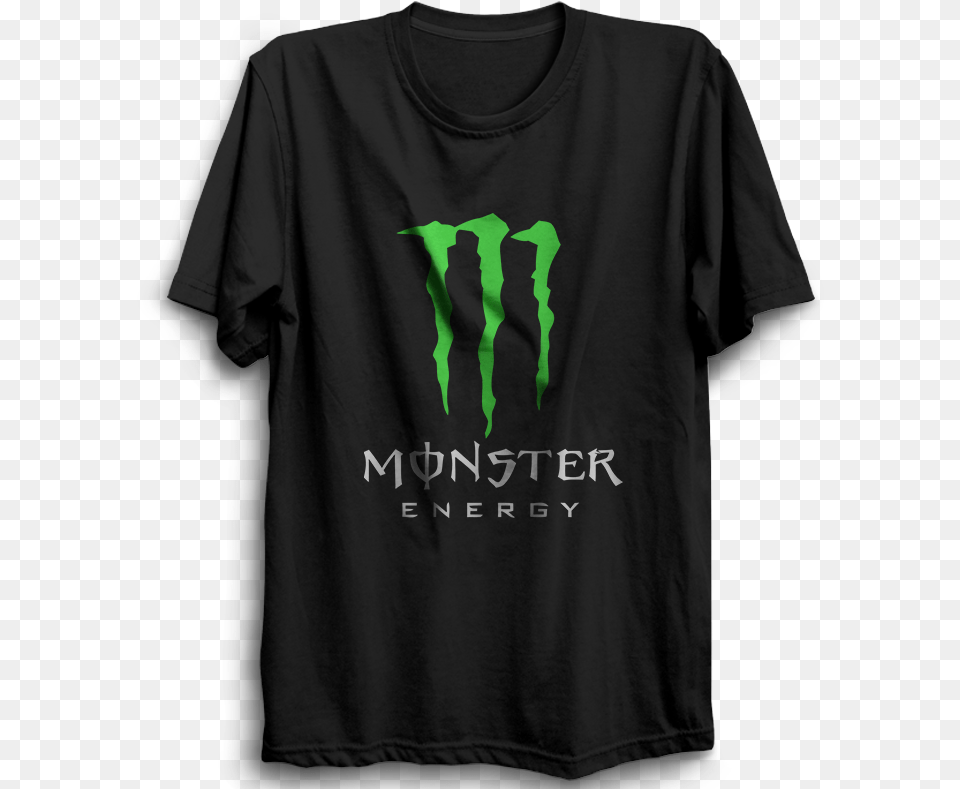 Monster Energy Half Sleeve Black Shikhar Dhawan T Shirt, Clothing, T-shirt Free Transparent Png