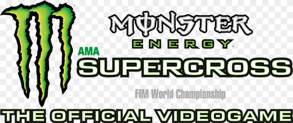 Monster Energy Supercross The Game Logo, Green, Nature, Outdoors, Advertisement Free Transparent Png
