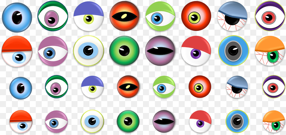 Monster Eye Ball Clip Art Clip Art, Graphics, Pattern, Face, Head Png Image