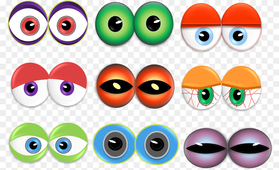 Monster Eyes Monster Eyes Clipart, Art, Graphics, Disk Free Png Download