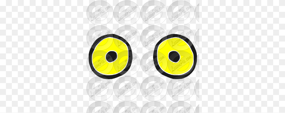 Monster Eyes Stencil For Classroom Therapy Use Great Circle, Disk, Dvd Free Png Download